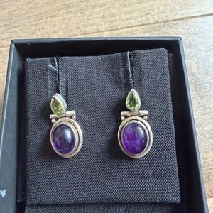 Nicky Butler Silver Amethyst Earrings